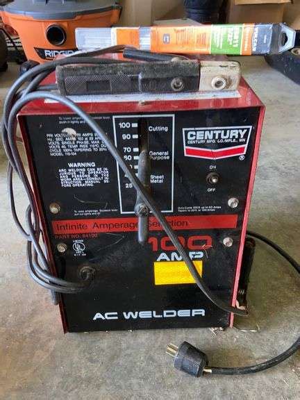 Or select stick welders from leading brands like Forney, Longevity and Century. . Century 100 amp welder